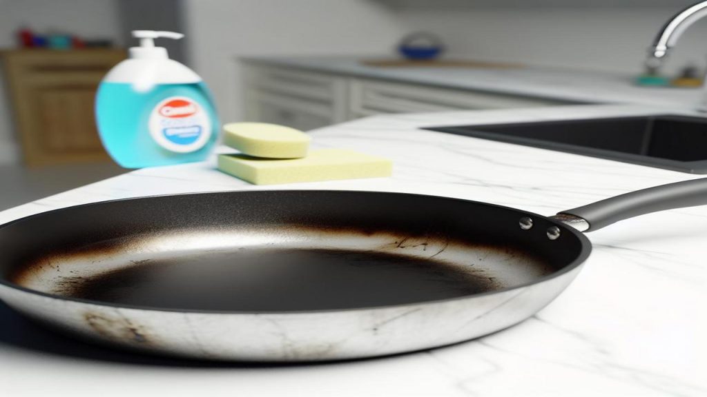 Przypalona patelnia - Jak ją umyć?